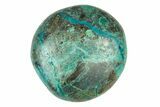 Polished Chrysocolla and Malachite Stone - Peru #250363-1